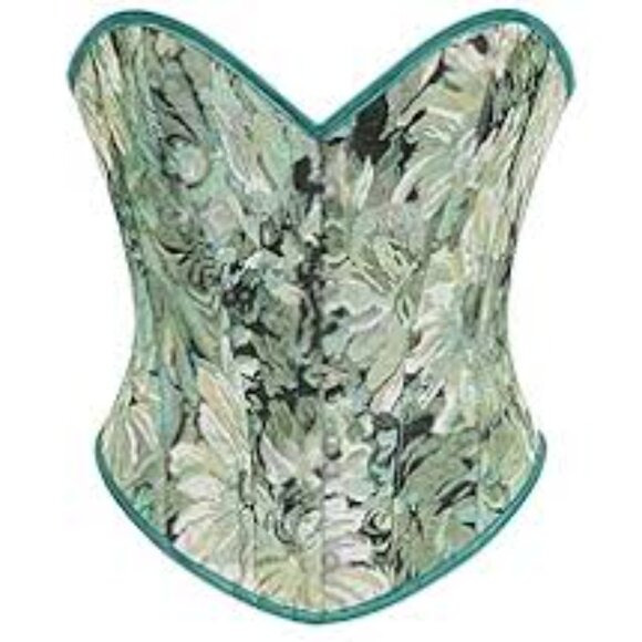 Alivila Other - Womens Size X-Large Vintage Style Denim Floral Corset Bustier